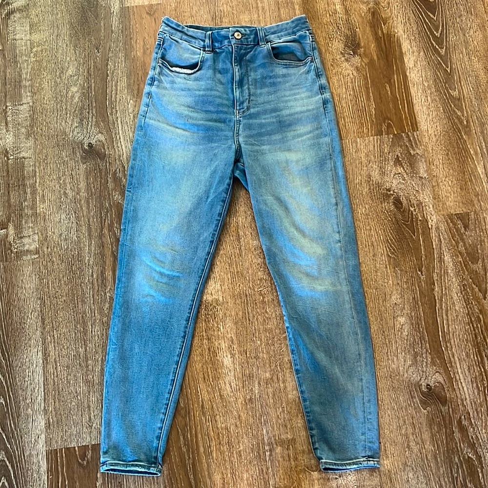 EUC Size 12 American Eagle Next Level Stretch Curvy Highest Rise Jeggings